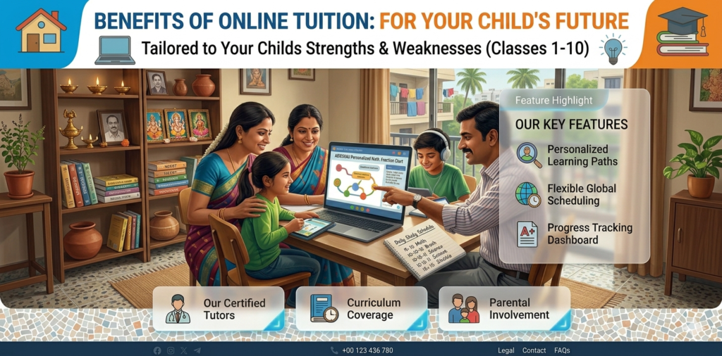 Parents can watch the classes to audit the tutors quality that is not available in traditional classes